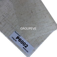 80%ポリエステル20%リネンBlackou黄麻布の巻上げ式ブラインドの生地2.3m 2.5m
