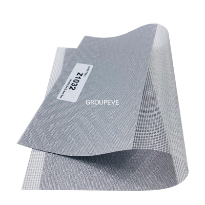 購入 Groupeveの日焼け止めのシマウマの生地0.55mm Combiのブラインド材料 オンライン製造