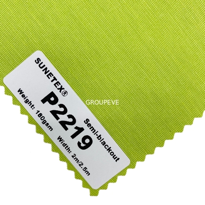 購入 SuneTexの単一の側面のPearlicポリエステル巻上げ式ブラインドの生地180gsm オンライン製造