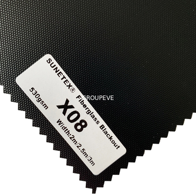 3Ply PVC 1Ply 100% ファイバーグラス 防火 ブラックアウト 布 機動型ブラインド 窓処理用布