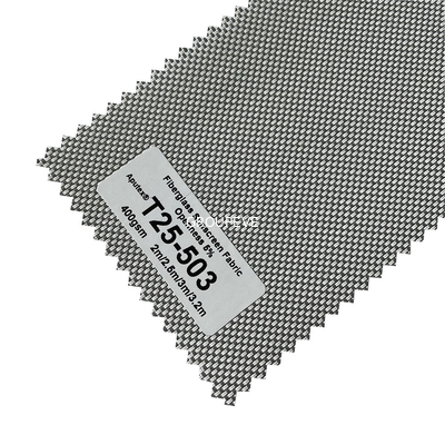 購入 2x2を編む0.75mm Polyesteのガラス繊維の日焼け止めの生地のあや織り オンライン製造