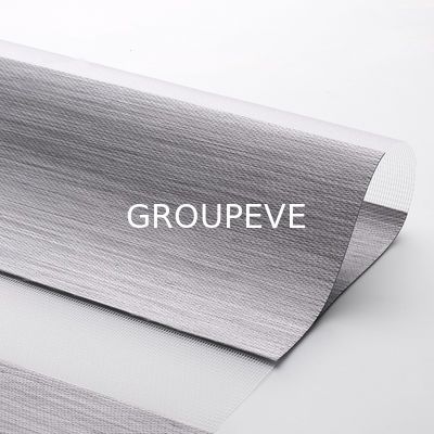 購入 425GSM Double Day and Night Customizable Color Zebra Blinds Fabric for French Window オンライン製造
