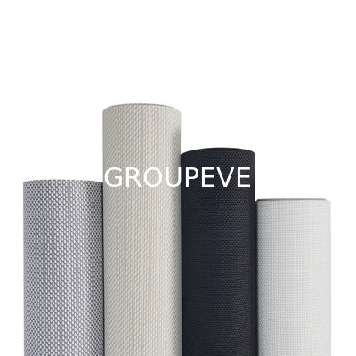 購入 5% Openness Polyester-PVC Sunscreen Roller Blinds Fabric Waterproof for Hotel and Office オンライン製造