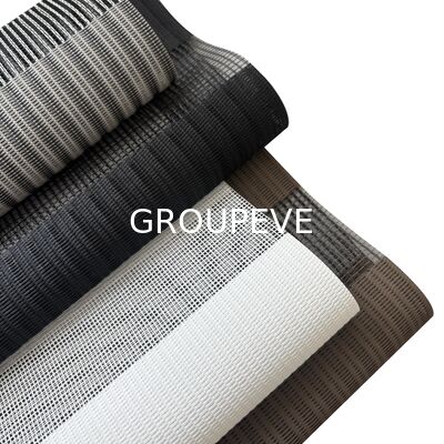 家庭用 100% ポリエステル 水平 デイナイト セミ遮光 ゼブラ ロールスクリーン 生地