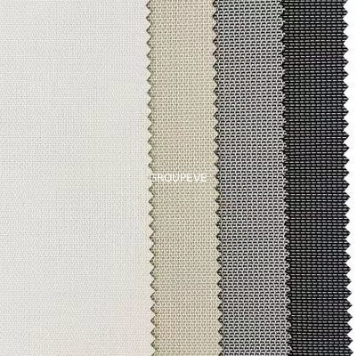 良い価格 巻上げ式ブラインドのローラーの陰ポリ塩化ビニール スクリーン75%ポリ塩化ビニールおよび25%ポリエステルのための5%の開放性の日焼け止めの生地 オンライン