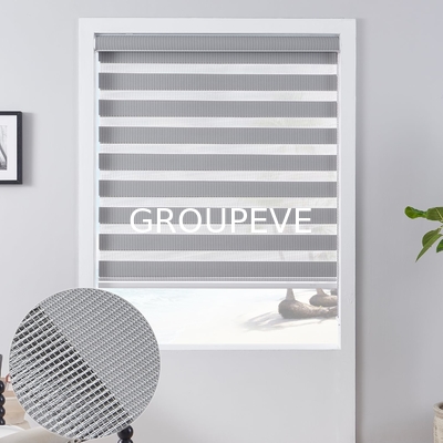 良い価格 半Windowsのための停電の質の縞が付いている100%のポリエステル シマウマのブラインド オンライン