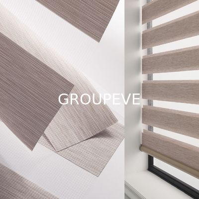 良い価格 Zebra Blind Fabric Dual Layer Sheer & Blackout 100% Polyester for Day and Night Shades オンライン