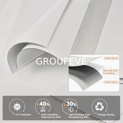 良い価格 日夜ゼブラローラーブラインド ライトフィルタリング 100%ポリエステル 可変窓ブラインド オンライン