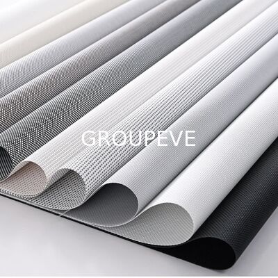 良い価格 防水紫外線防止 520GSM グラスファイバー製日焼け止め生地 ソーラースクリーン素材 ウィンドウロール用 オンライン